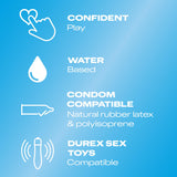 Durex tingling pleasure lubricant gel 100ml, imported from the UK