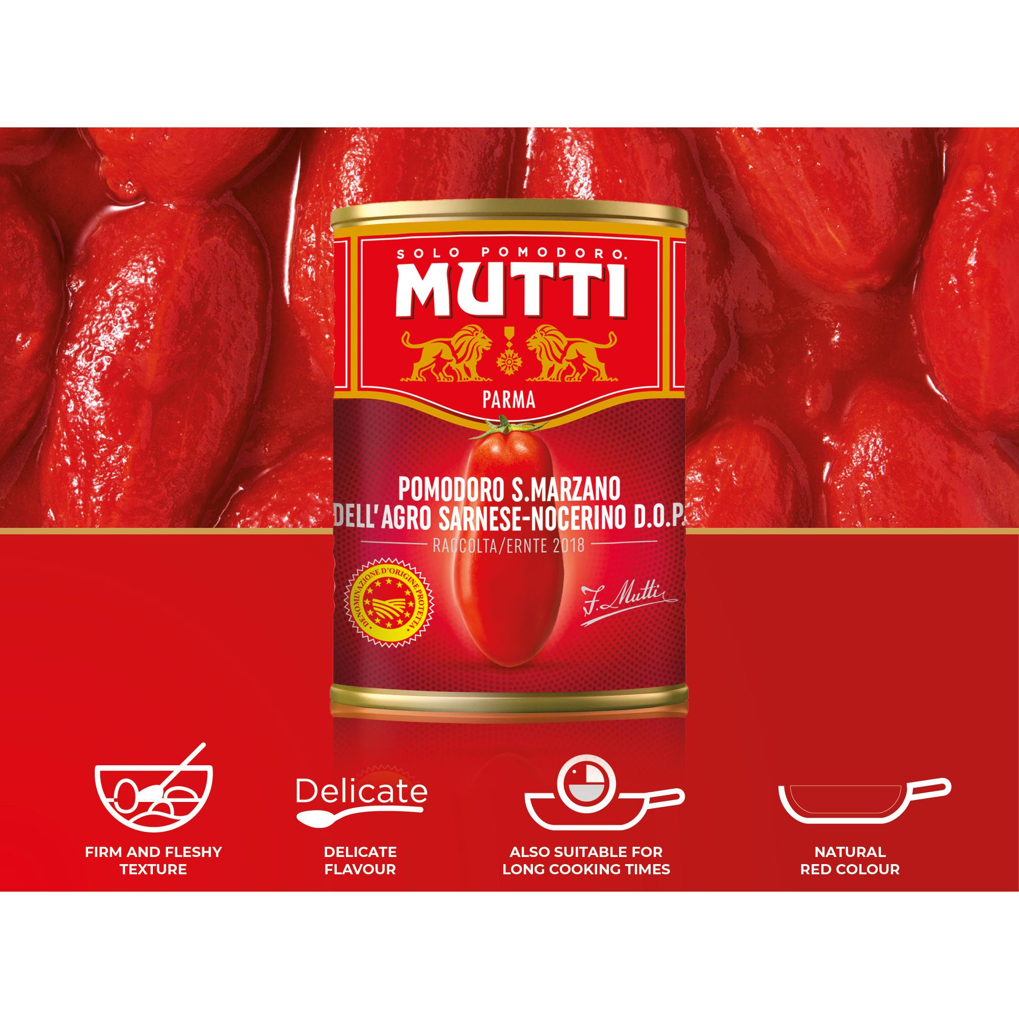 Mutti San Marzano peeled tomatoes 400g - British product