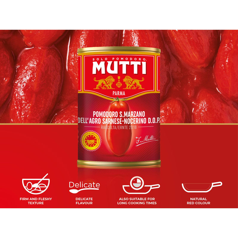 Mutti San Marzano peeled tomatoes 400g - British product