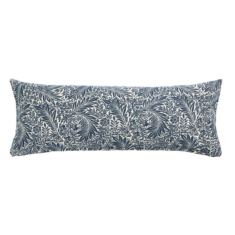 Sainsbury's Home lumbar cushion navy floral 30x80, UK version