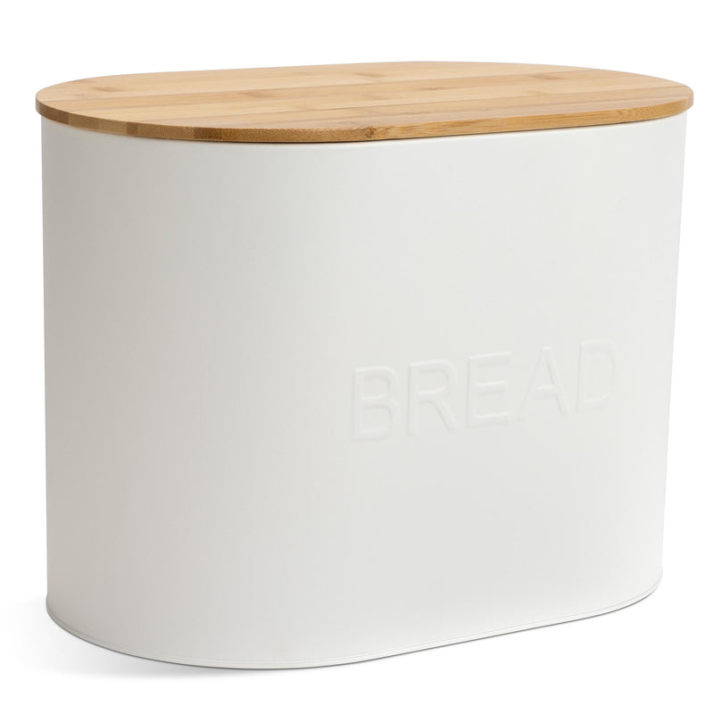 Habitat carbon steel bread bin 25.5x22.5x34.5cm, UK version