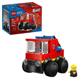LEGO City Fire Engine toy building set with firefighter minifigure - British product