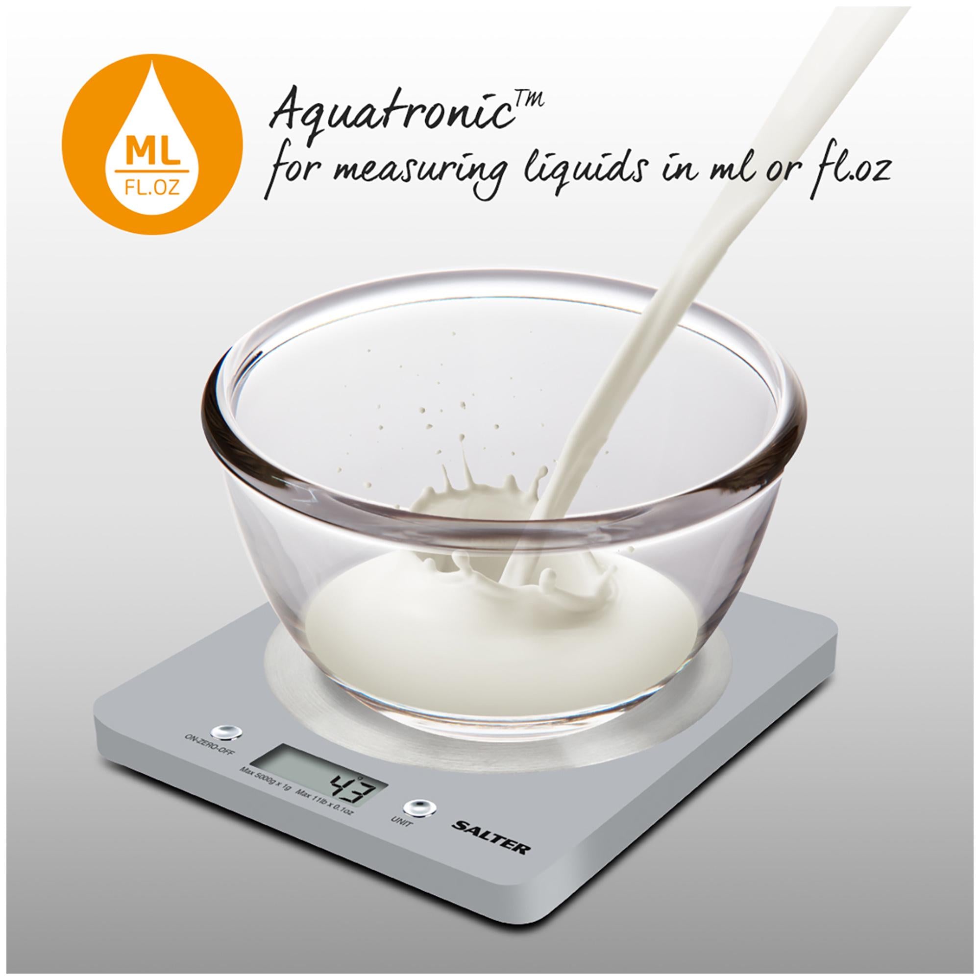 Salter electronic kitchen scale silver (British brand)
