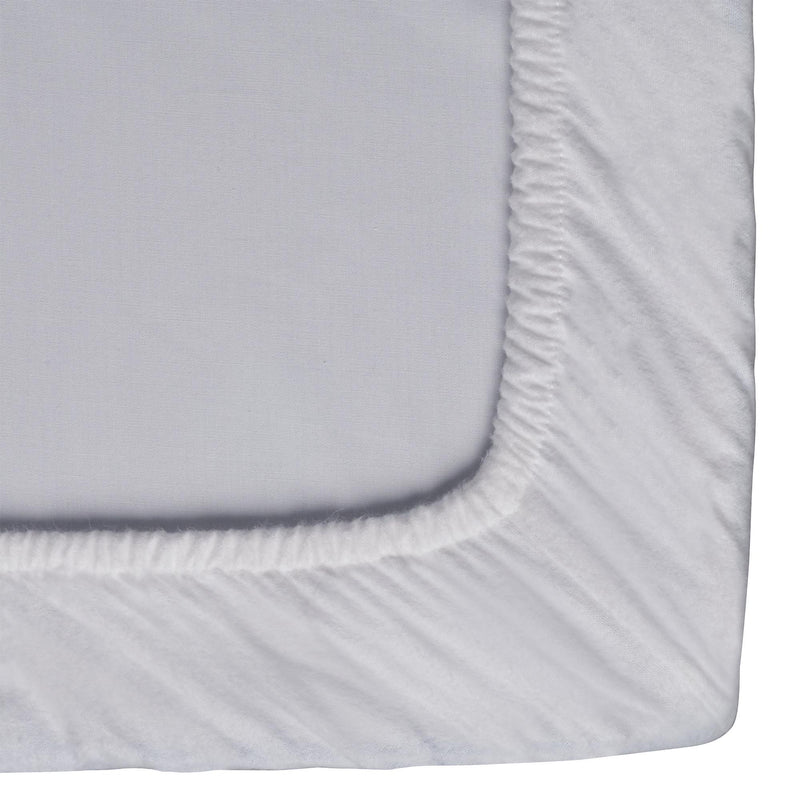 Habitat cotton brushed fitted sheet white single, UK version
