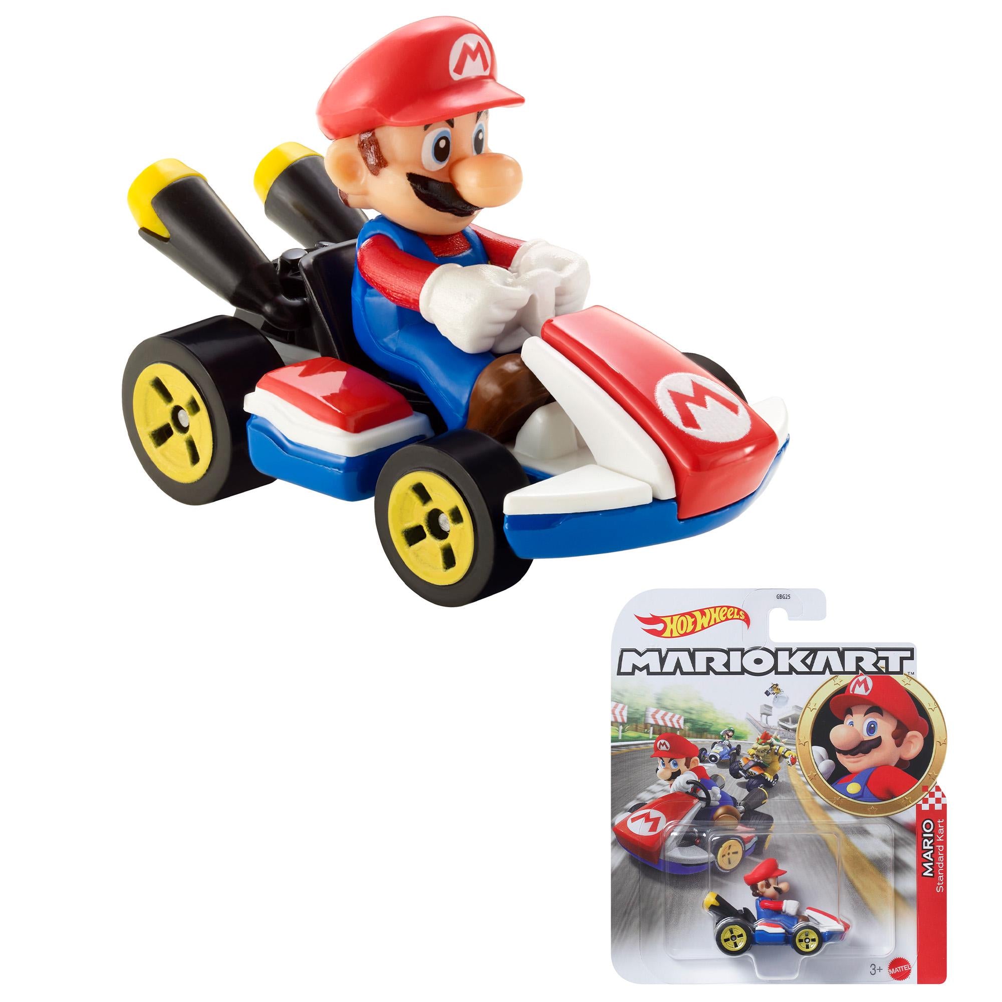 Hot Wheels Mario Kart die-cast vehicle assortment, UK version