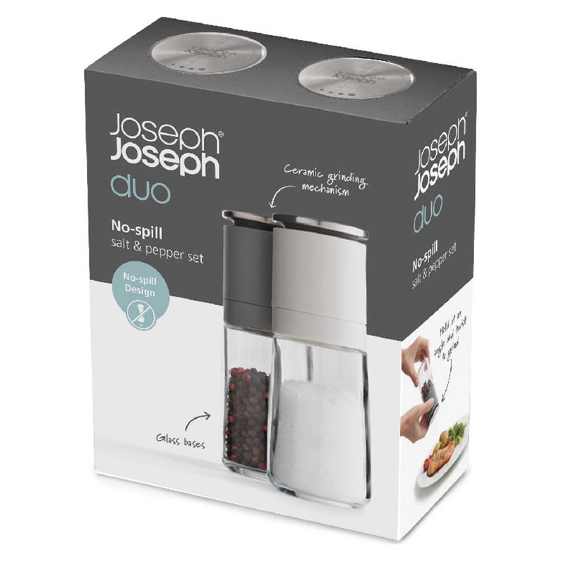 Joseph Joseph Duo Salt and Pepper Mill Set, imported from the UK