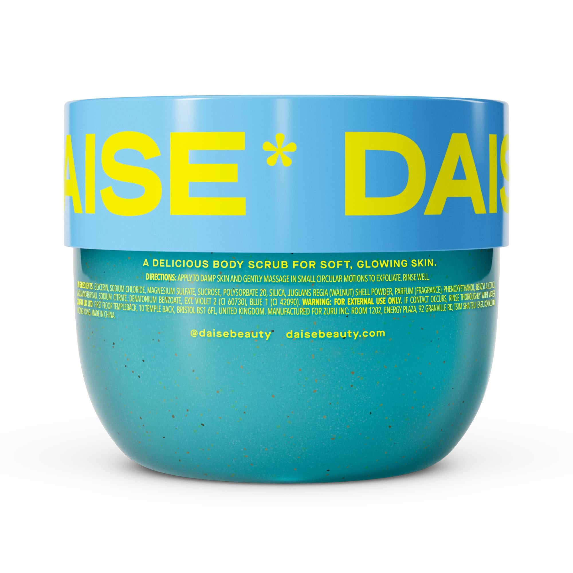 Daise Coconut Glow exfoliating body scrub 510g - British product