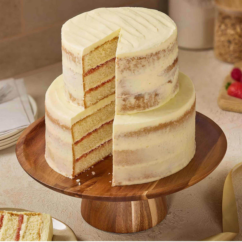 Sainsbury's two-tier vanilla naked cake 2.2kg, UK version