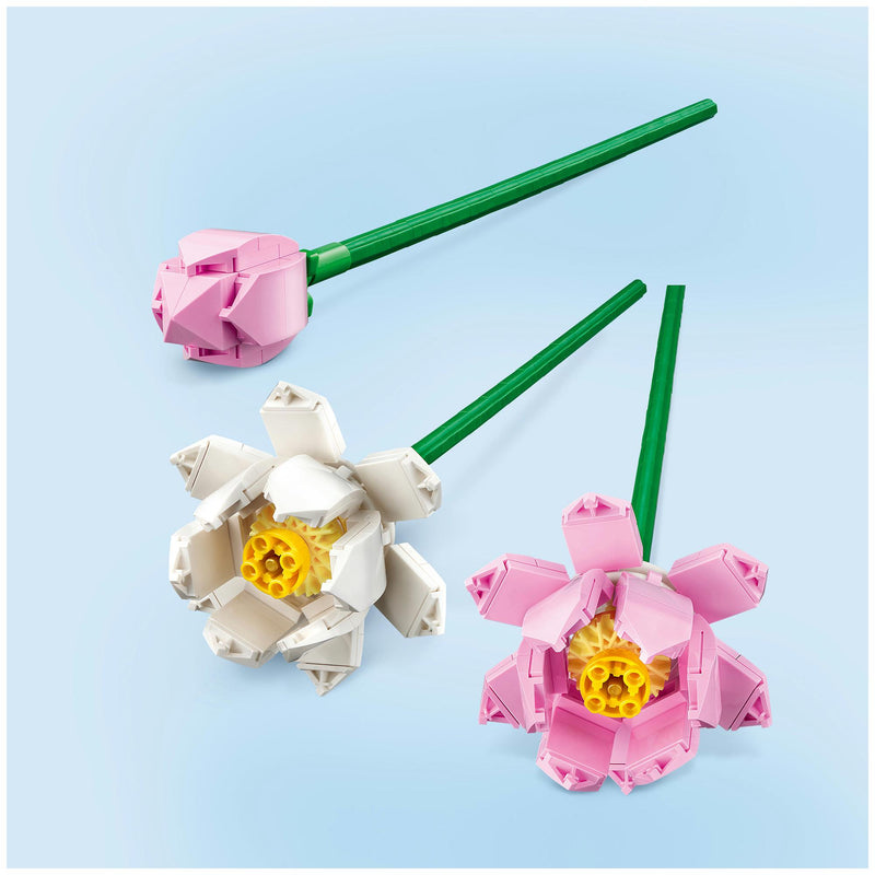 LEGO Botanicals Lotus Flowers building set 220 pieces (British brand)