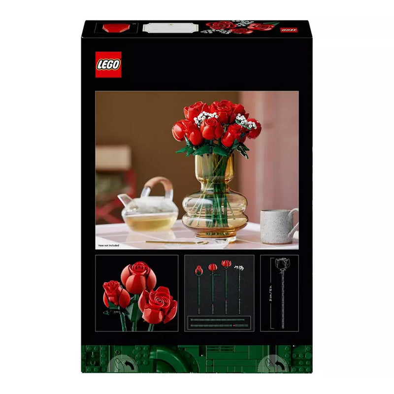 LEGO Icons Bouquet of Roses building set 822 pieces (British brand)