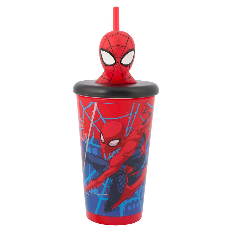 Disney Spiderman 3D Head Tumbler 444ml - British product