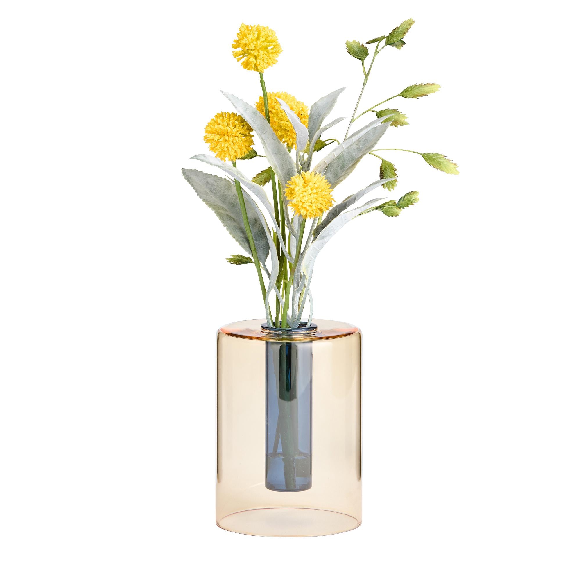 Sainsbury's Home yellow bud vase arrangement faux flowers, UK version