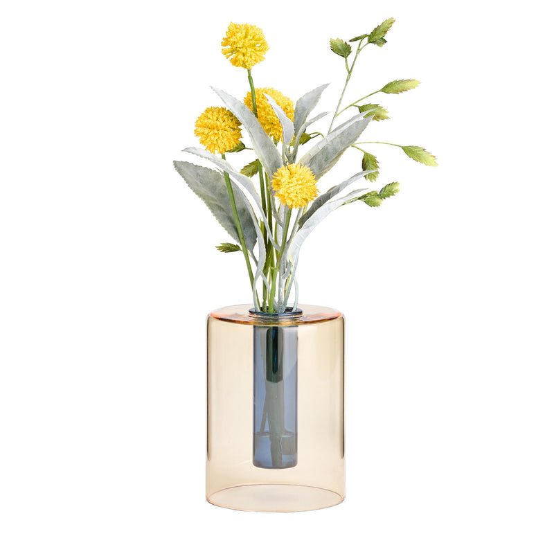 Sainsbury's Home yellow bud vase arrangement faux flowers, UK version