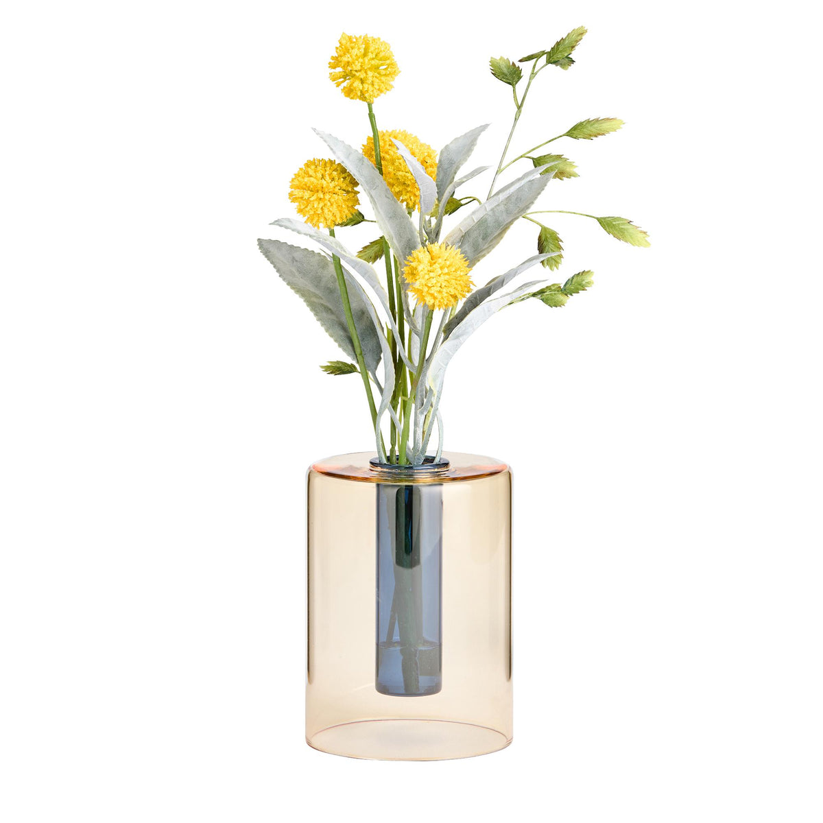 Sainsbury's Home yellow bud vase arrangement faux flowers, UK version
