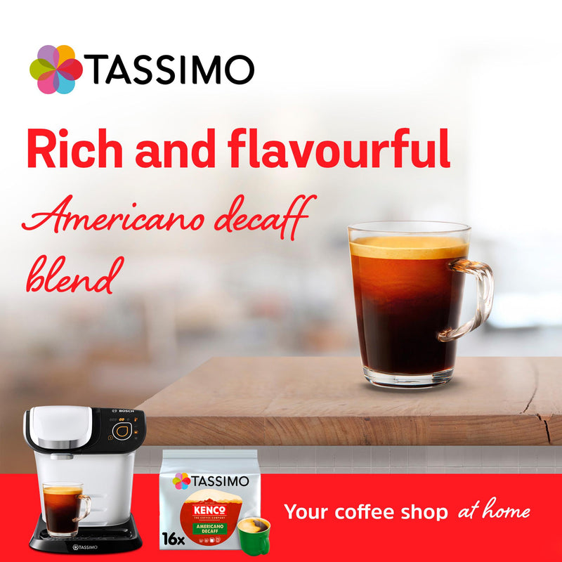 Tassimo Kenco Americano Decaff coffee pods 16 pack, UK version