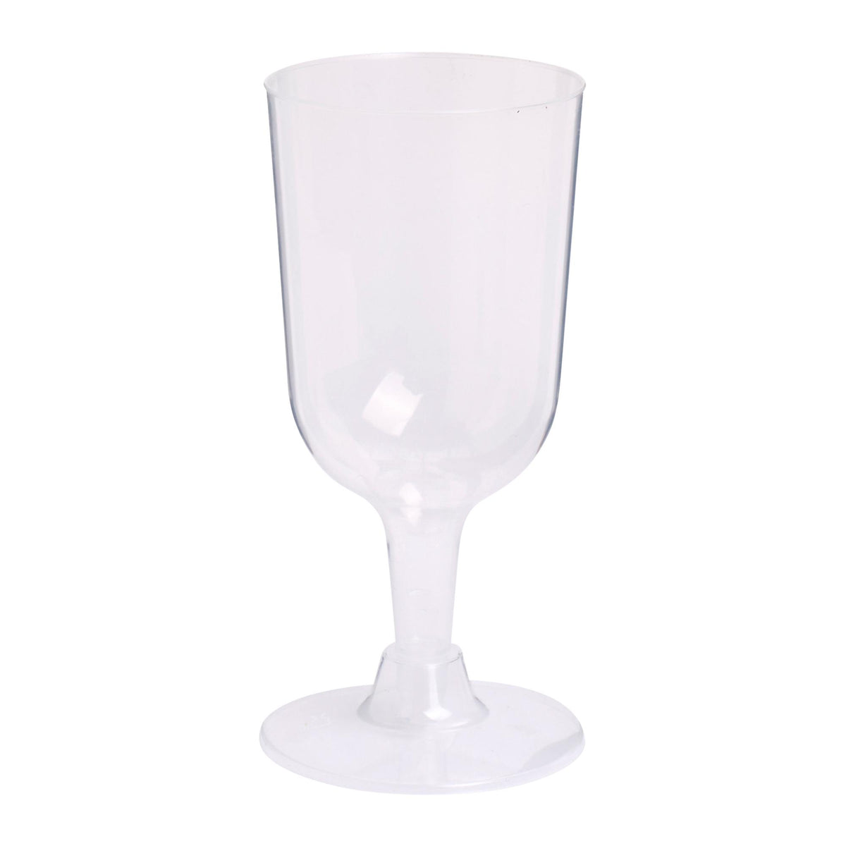 Sainsbury's Home reusable clear plastic wine glasses pack of 10 170ml (British brand)