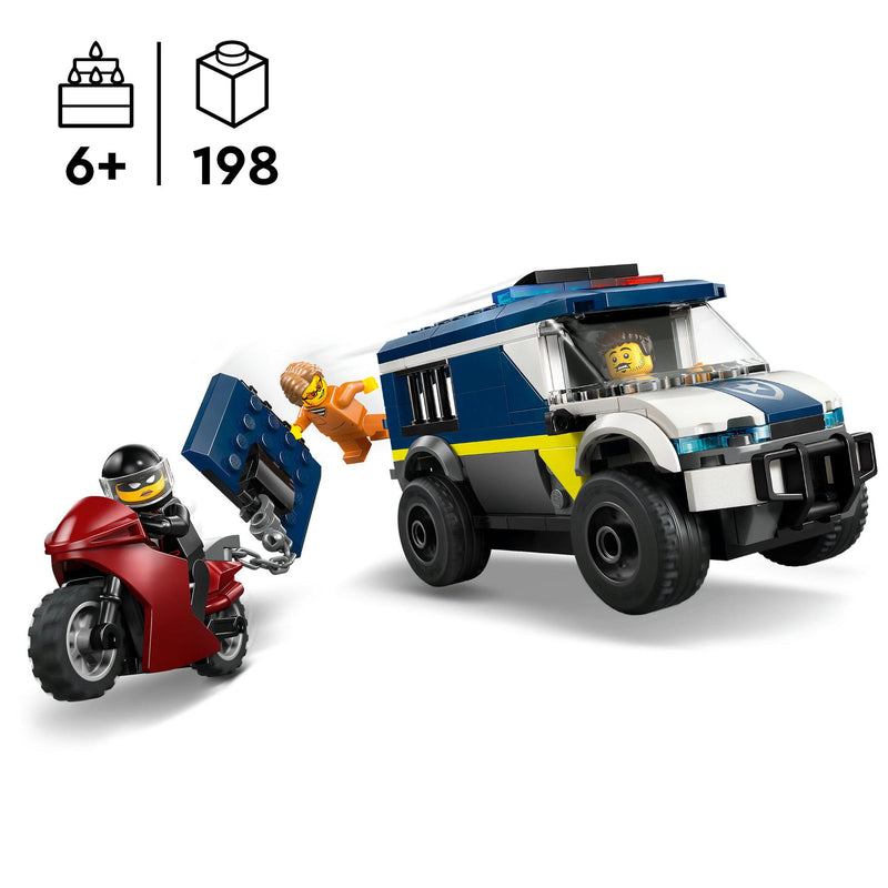 LEGO City Police Prisoner Transport Van 198-piece building toy, UK version