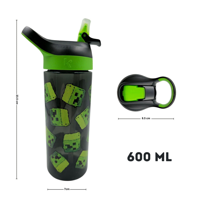 Minecraft Creeper bottle 600ml - British product