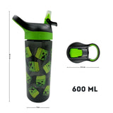 Minecraft Creeper bottle 600ml - British product