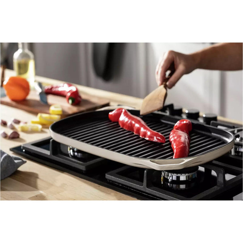 Habitat cast iron grill pan Large Cream, UK version