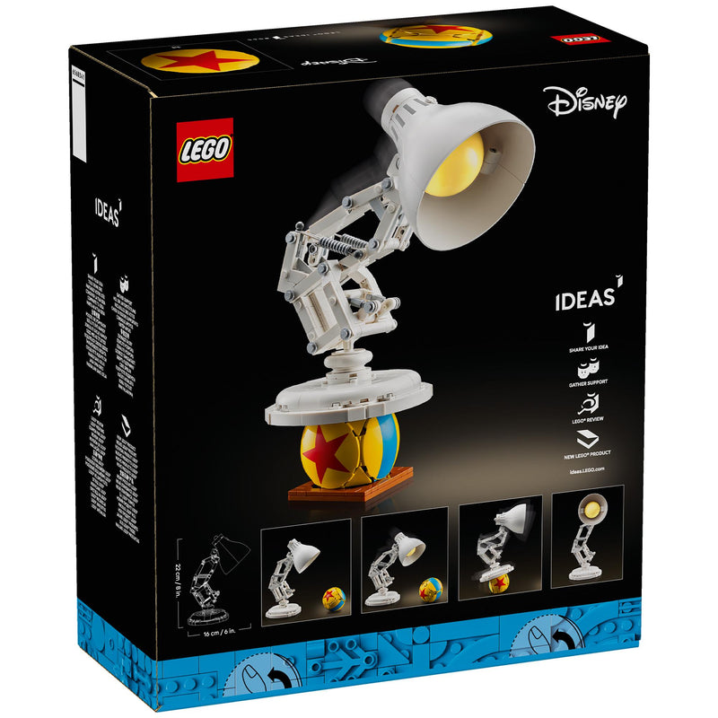 LEGO Ideas Luxo Jr. building set 21357, UK version