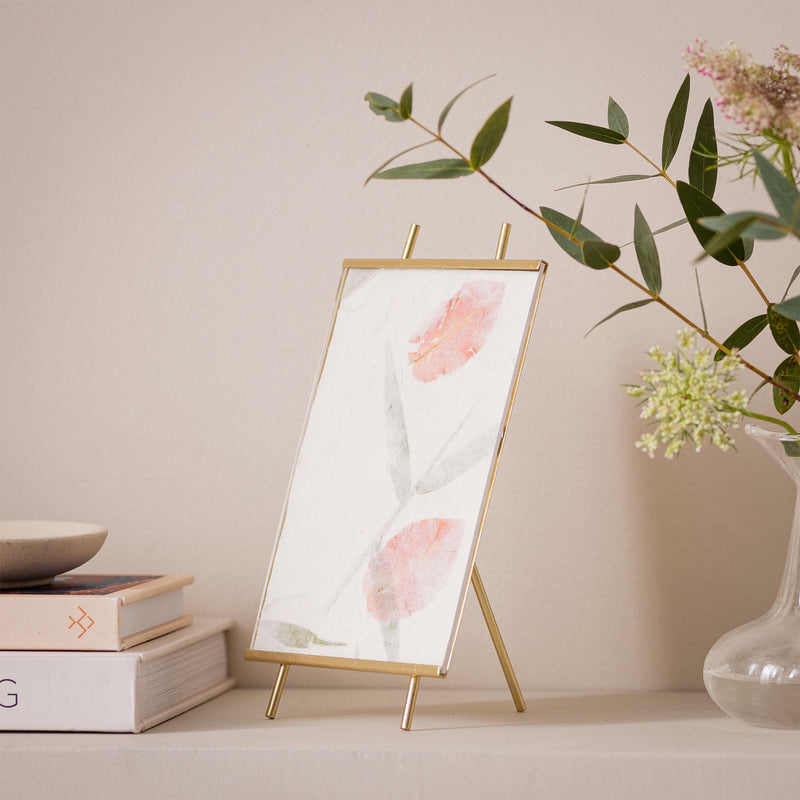 Habitat Easel Photo Frame Gold 18x10cm, UK version