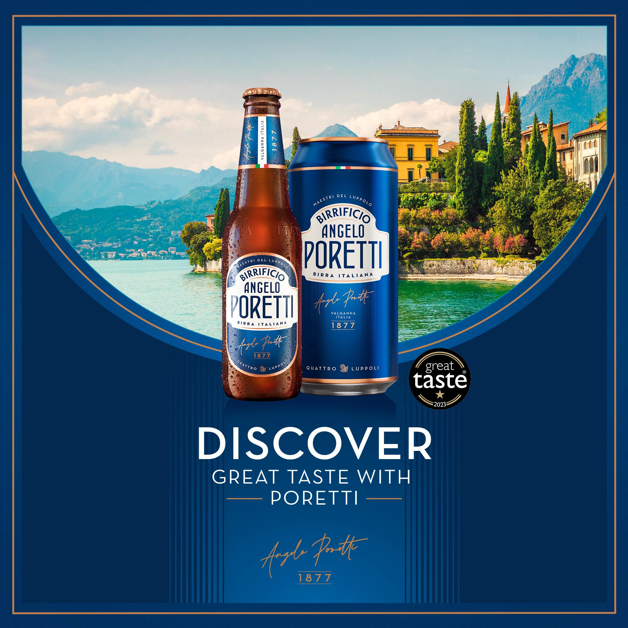 Birrificio Angelo Poretti Premium Lager Beer 10 x 440ml - British product