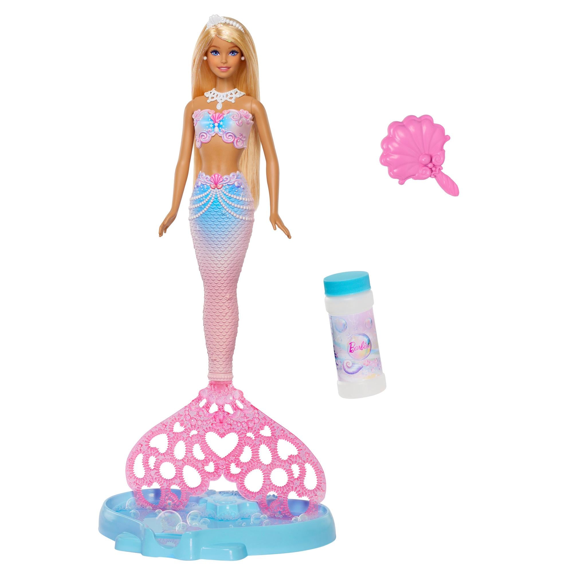 Barbie Bubbletastic Mermaid doll bubble toy (British brand)