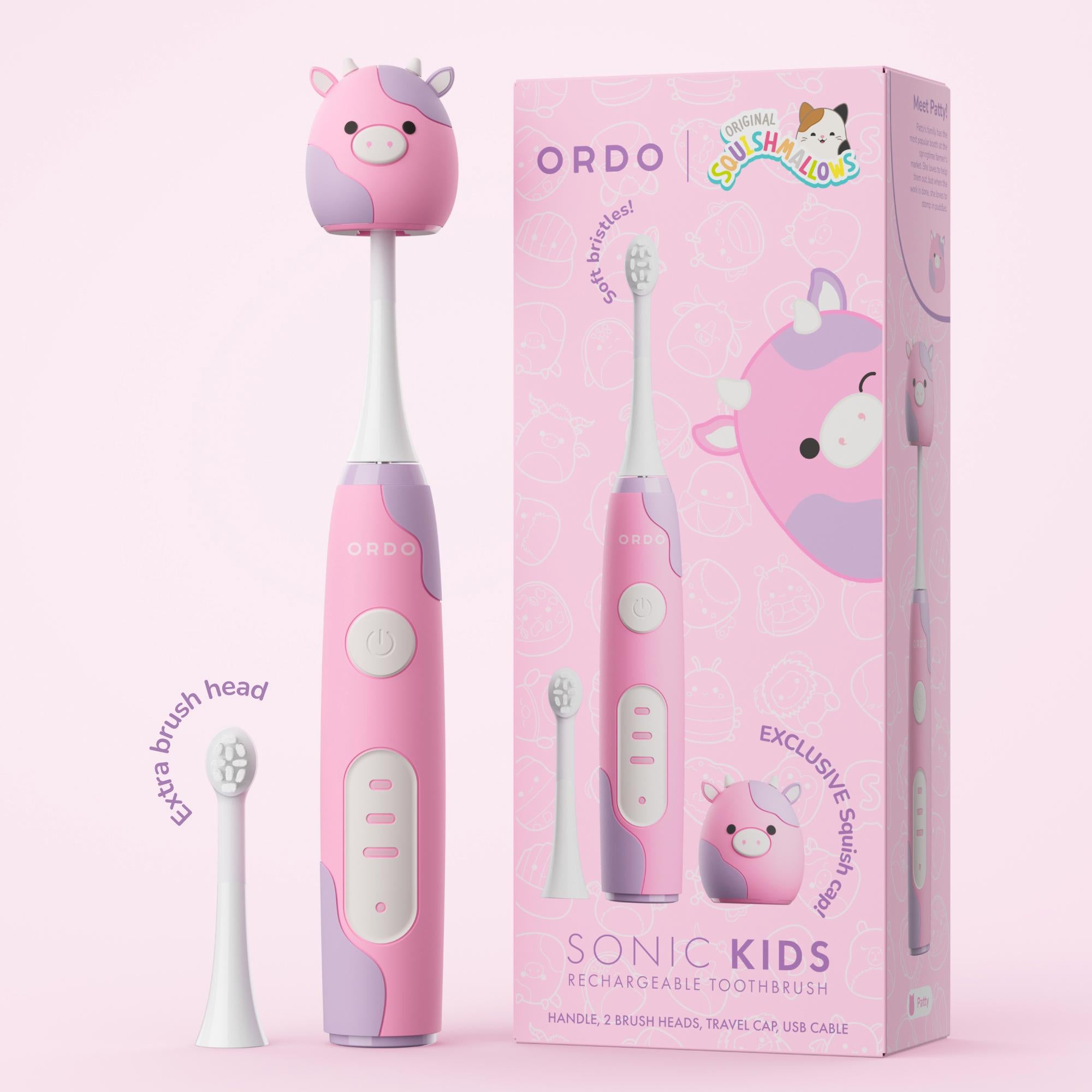 Ordo Squishmallows Sonic Kids Rechargeable Toothbrush, UK version