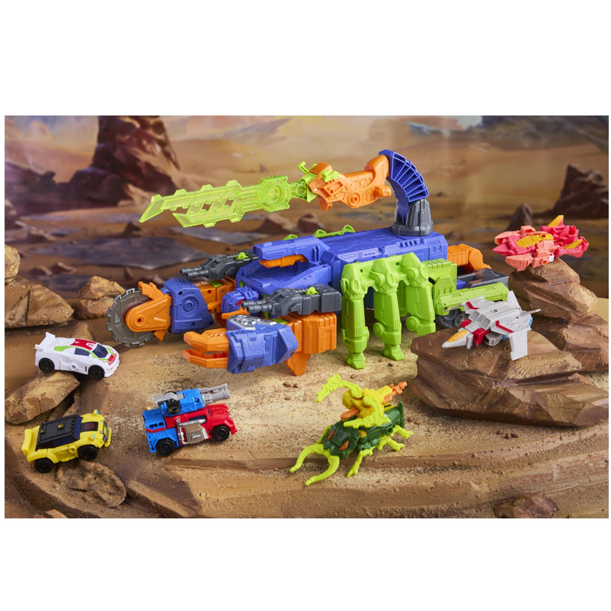Transformers Cyberworld Cyber Changers action figures toy set (British brand)