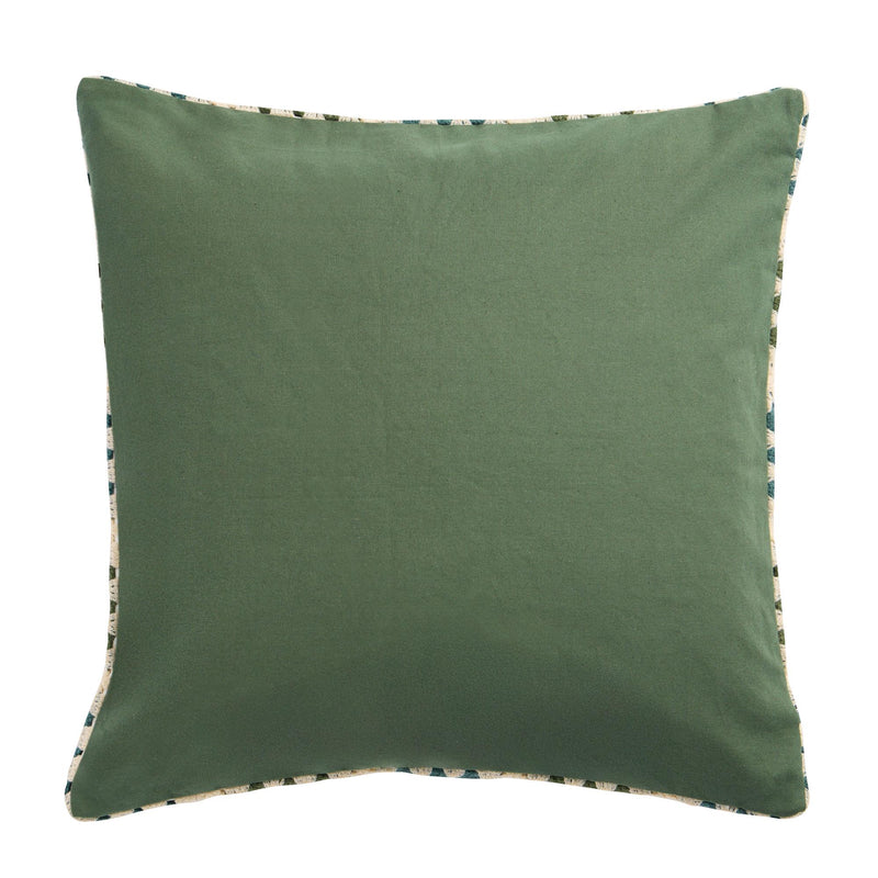 Sainsbury's Home crochet cushion green 43x43cm (British brand)