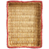 Habitat woven tray with wavy red trim, UK version