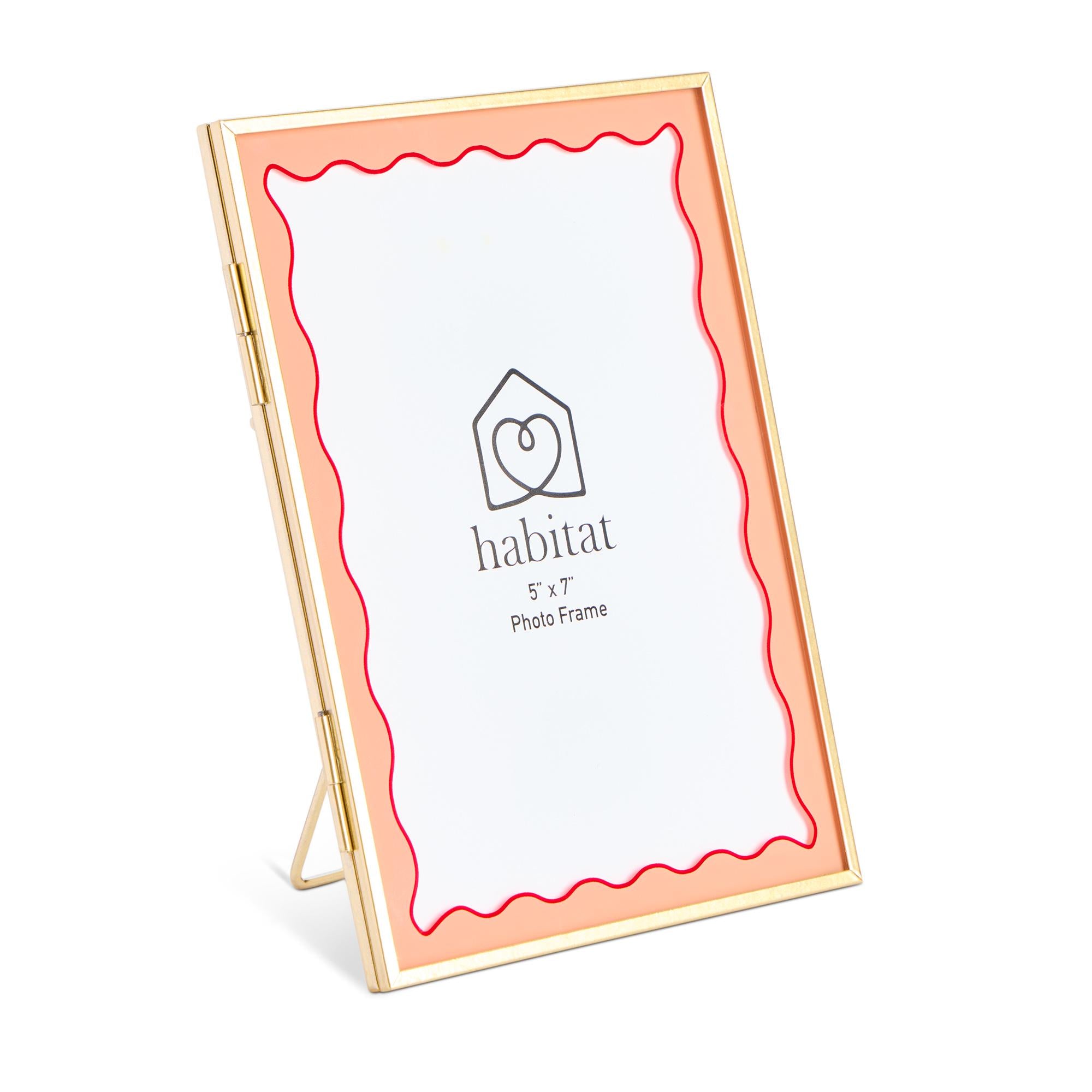 Habitat Stripe Glass Picture Frame 5x7 inch, UK version
