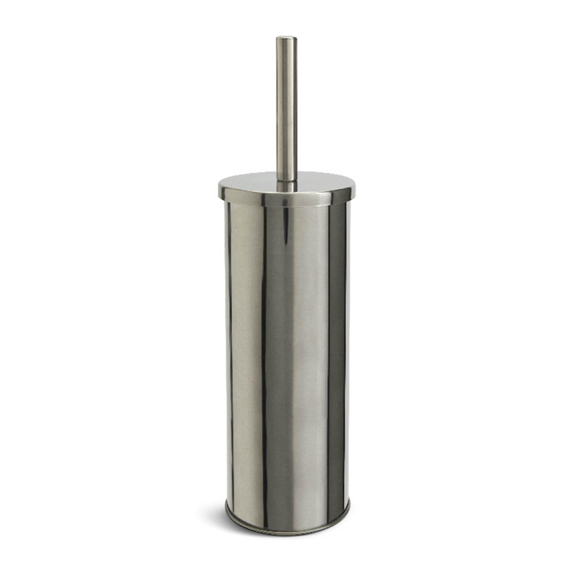 Sainsbury's Home Stainless Steel Toilet Brush with Bin (British brand)