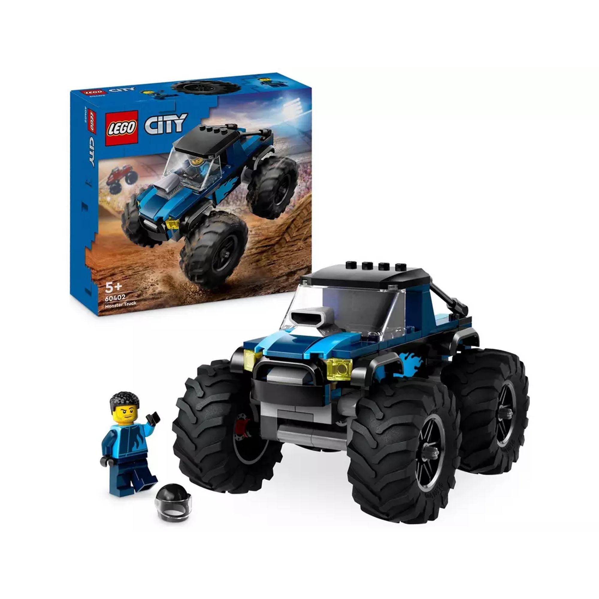 LEGO City Blue Monster Truck toy vehicle 60402, UK version