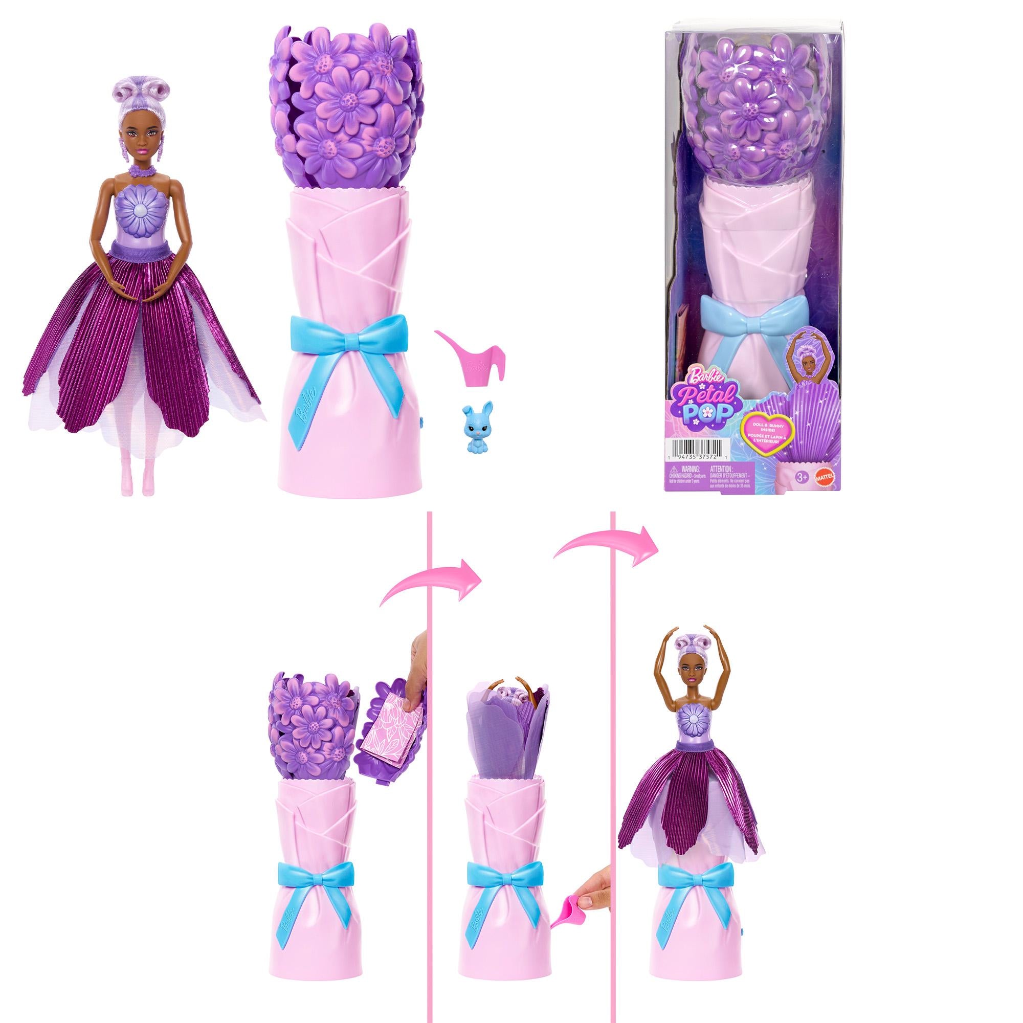 Barbie solar faux rattan bollard light, imported from the UK