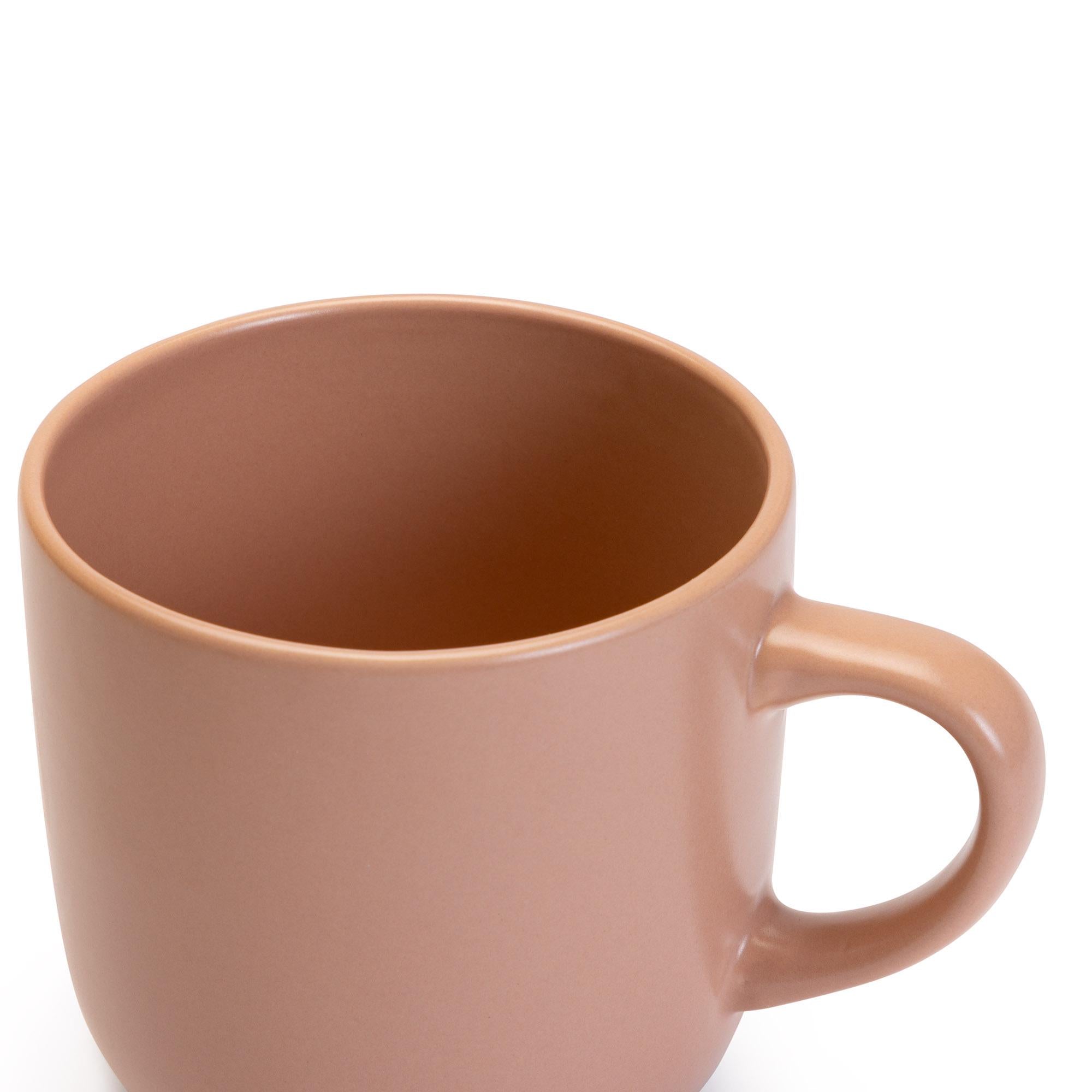 Habitat pink matte stoneware mug, imported from the UK