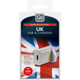 Go Travel USB Charger 2.4A - British product
