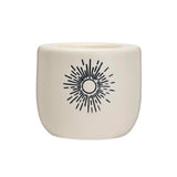 Habitat ceramic candle holder sunrise beige 6.5cm, UK version