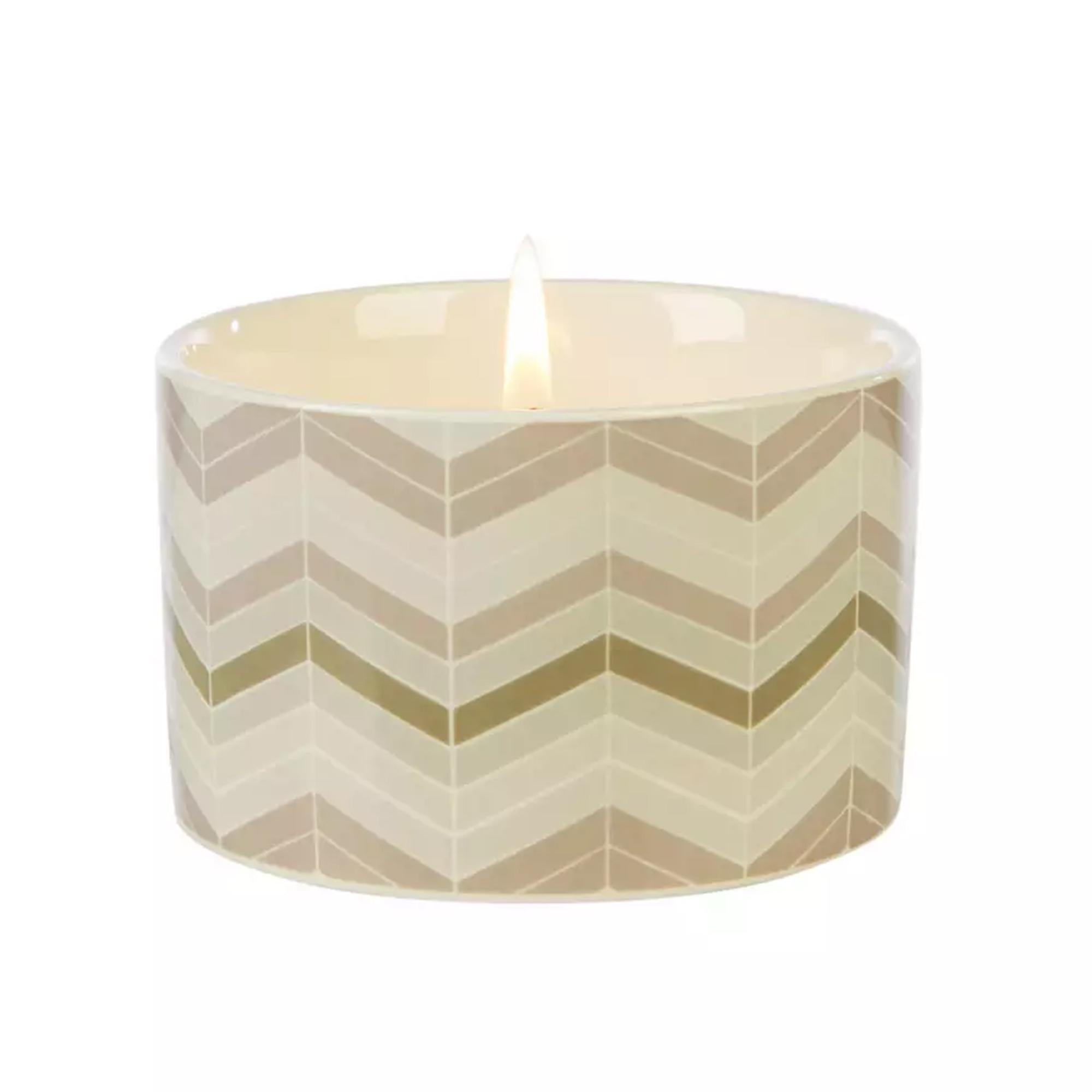 Wax Lyrical Darjeeling Damask Rose ceramic candle - British product