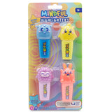 Mindful Character Highlighters Scented 4 Pack, imported from the UK