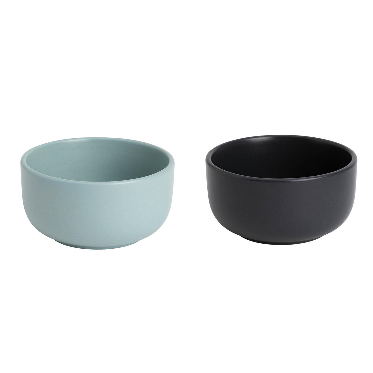 Habitat matte stoneware nibble bowl, duck egg or charcoal (British brand)
