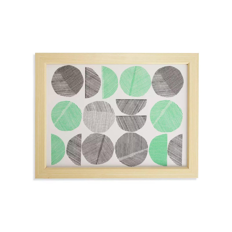 Habitat Linear Circle Lap Tray 44x33cm MDF surface, UK version