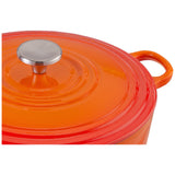 Habitat Cast Iron Casserole Dish Orange 3.3 Litre, UK version