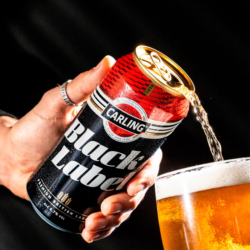 Carling Black Label lager 10 x 440ml cans (British brand)