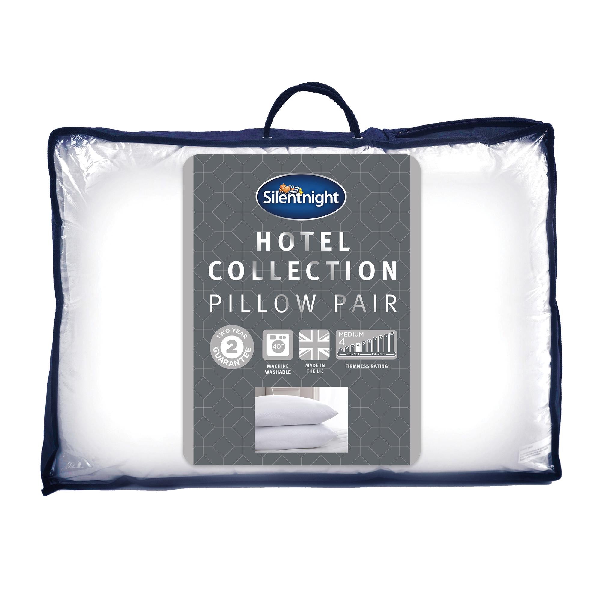Silentnight Hotel Pillow Pair hollowfibre, UK version