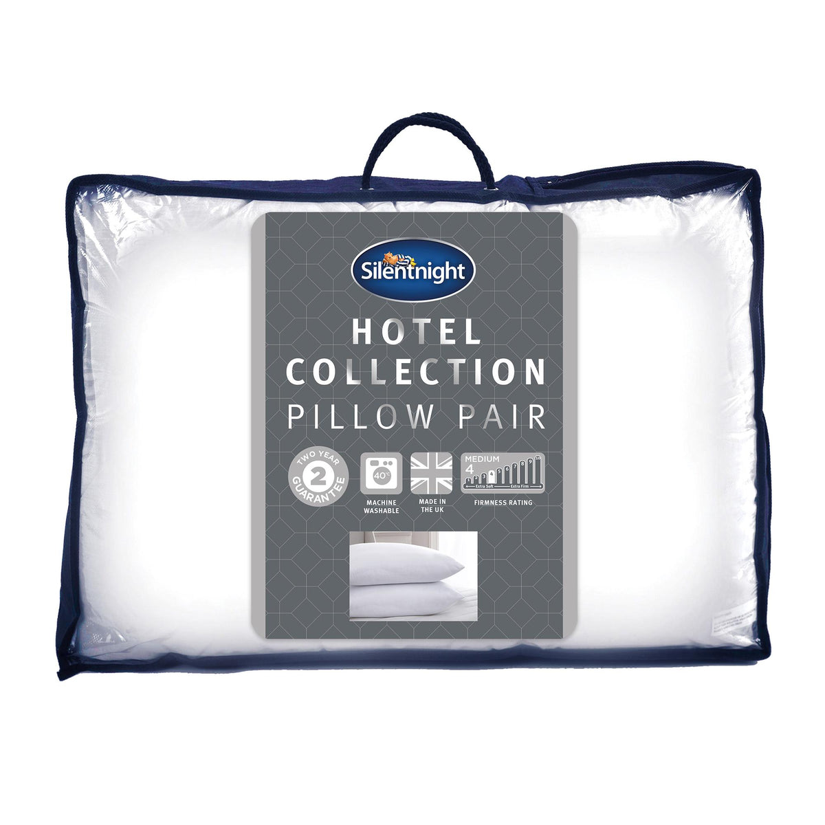 Silentnight Hotel Pillow Pair hollowfibre, UK version