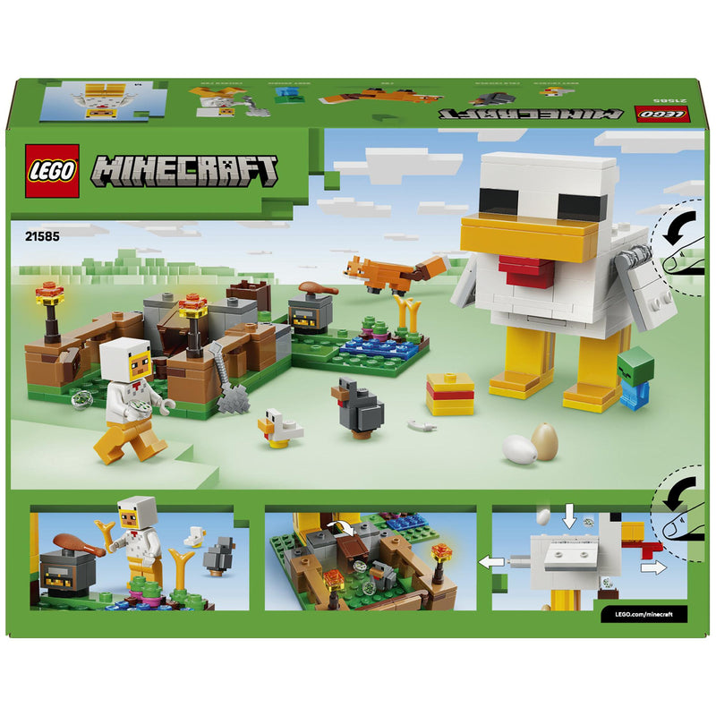 LEGO Minecraft Chicken Farm building toy 233 pieces - British product