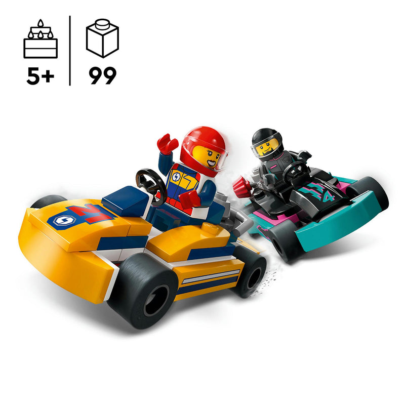 LEGO City Go-Karts Race Drivers toy set, imported from the UK