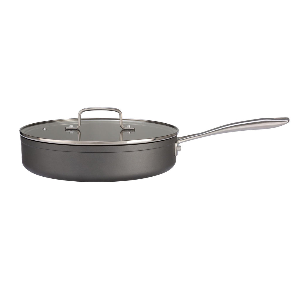 Sainsbury's Home Hard Anodised Saute Pan 26cm